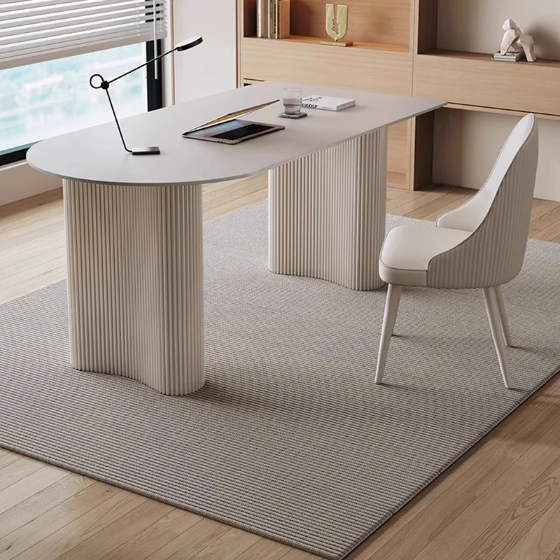 Meja Laptop Kamar Tidur Ruang  - L Shaped Desk Setup ulasan dan harga