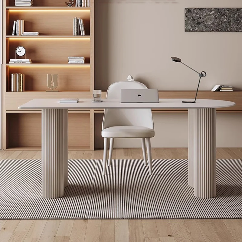 Meja Laptop Kamar Tidur Ruang  - L Shaped Desk Setup ulasan dan harga