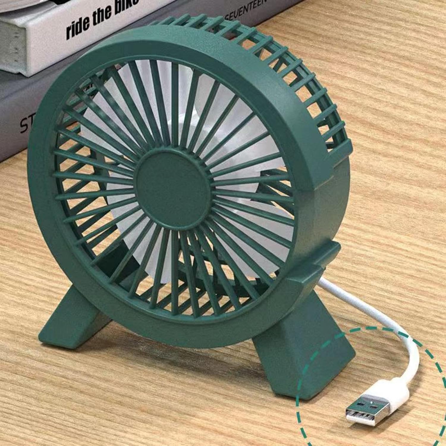 Kipas Meja Mini USB Isi Ulang, - Fan Desk Small Usb ulasan dan harga