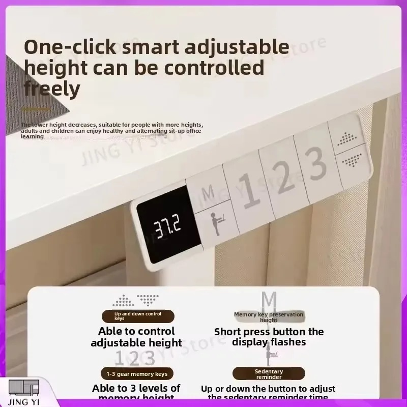Meja Kerja Elektrik dengan Ket - Desk Setup Ergonomics ulasan dan harga