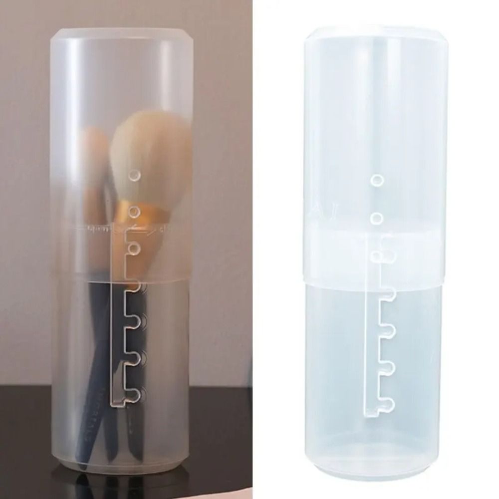 Wadah Kuas Makeup Transparan,  - Desk Setup Organization ulasan dan harga