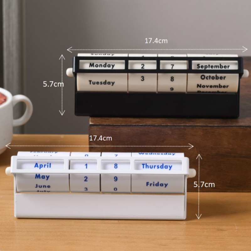 1 Buah Kalender Abadi Kreatif  - Desk Setup Gadgets ulasan dan harga