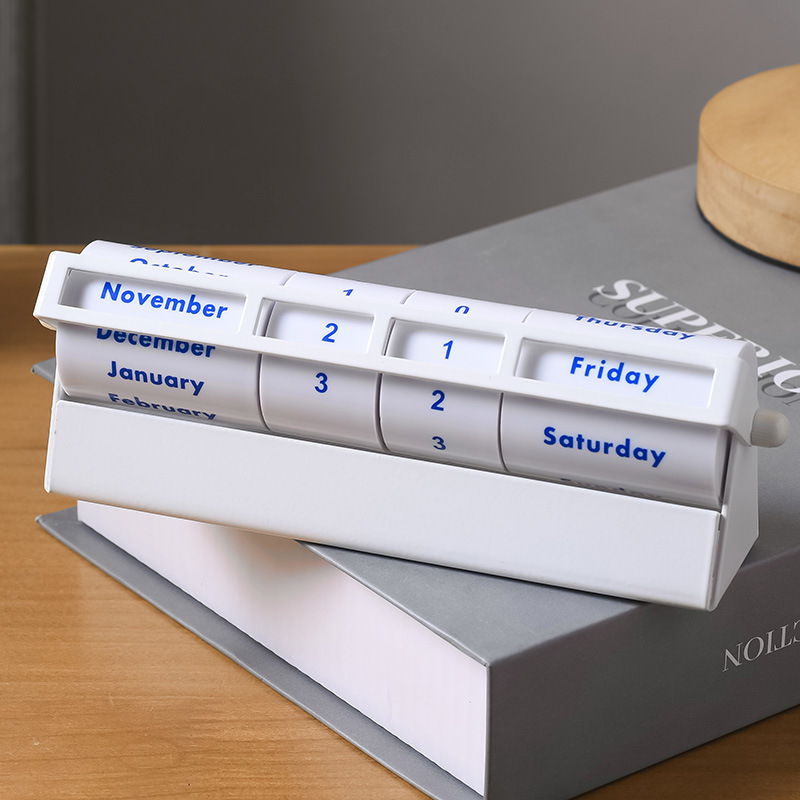1 Buah Kalender Abadi Kreatif  - Desk Setup Gadgets ulasan dan harga