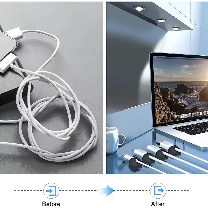 5/50 Buah Klip Kabel Dinding D - Desk Setup Organization ulasan dan harga