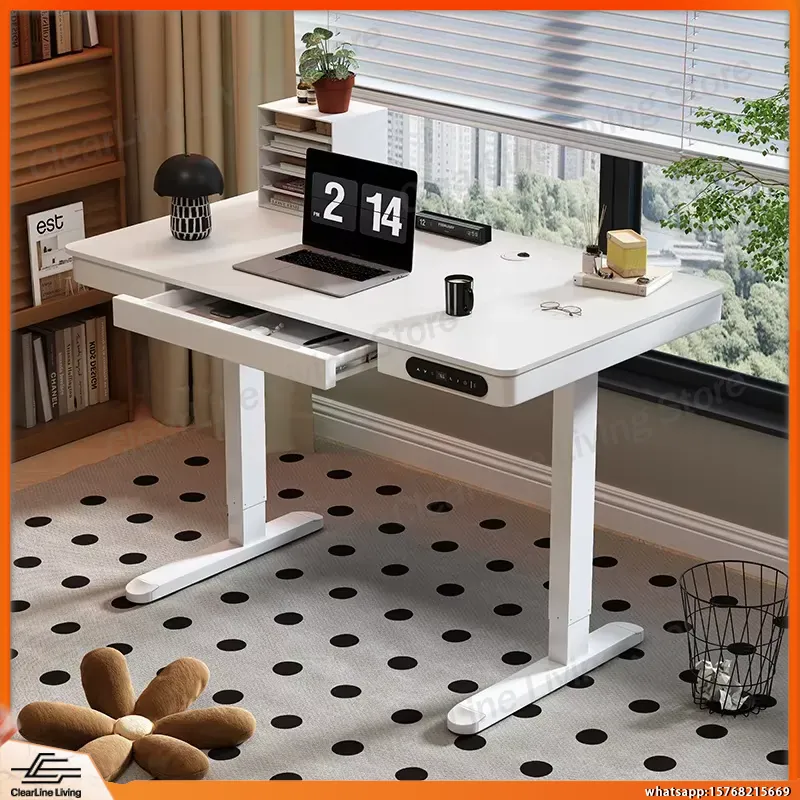 Meja Gaming Elektrik dengan Pe - Desk Setup Ergonomics ulasan dan harga