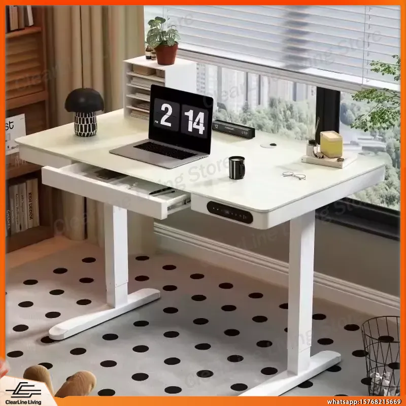Meja Gaming Elektrik dengan Pe - Desk Setup Ergonomics ulasan dan harga