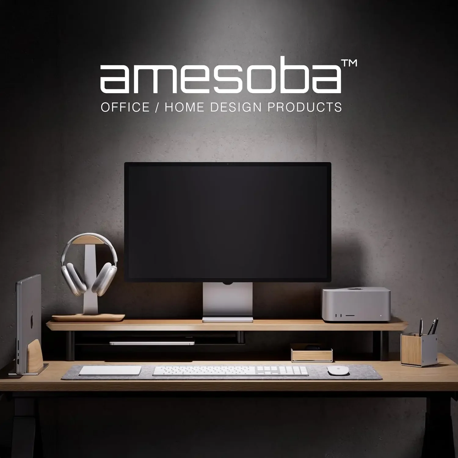 Meja Ergonomis Dua Tingkat Whi - Desk Setup Ergonomics ulasan dan harga