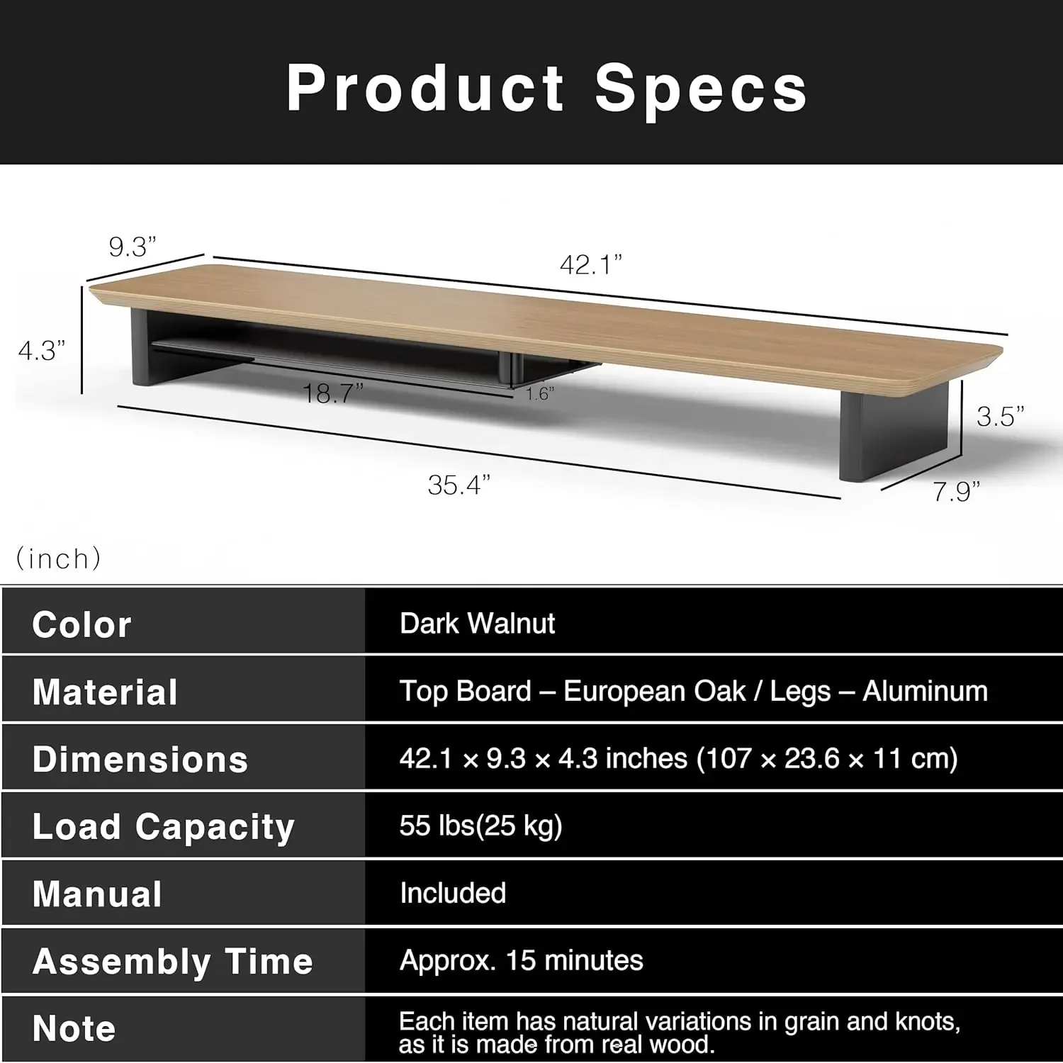 Meja Ergonomis Dua Tingkat Whi - Desk Setup Ergonomics ulasan dan harga