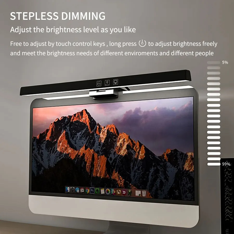Lampu Monitor LED 33cm 50cm La - Desk Setup On Bed ulasan dan harga