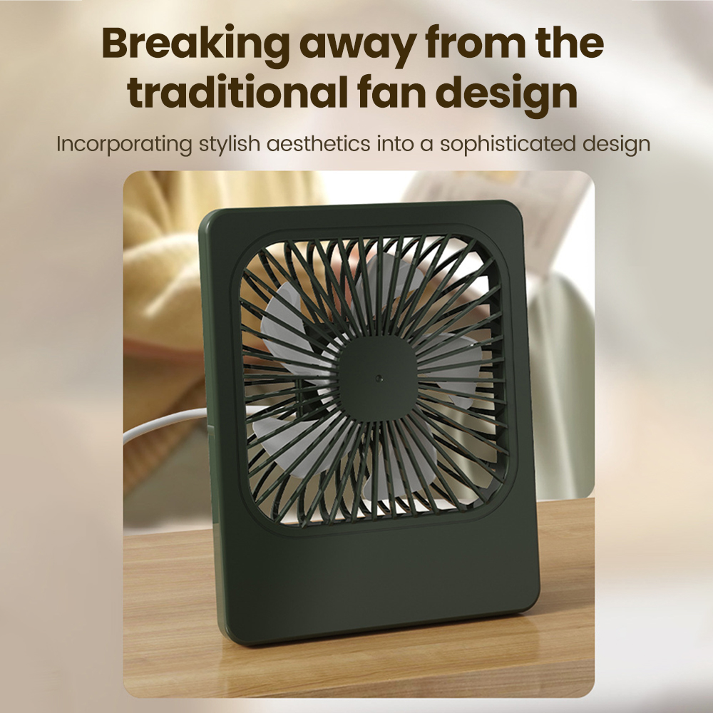 Kipas USB Mini 5 Bilah Desktop - Fan Desk Small Usb ulasan dan harga