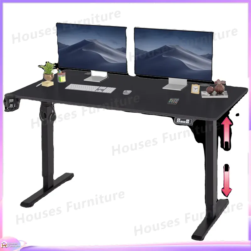 Meja Komputer Gaming Besar den - L Shaped Desk Setup ulasan dan harga