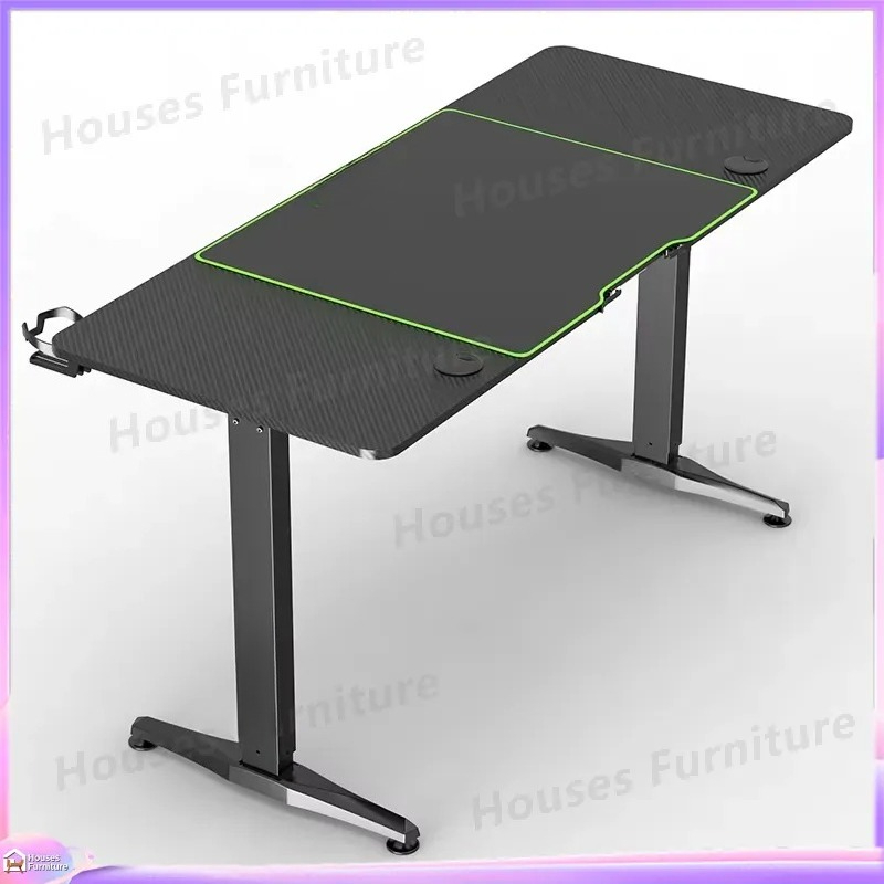 Meja Komputer Gaming Besar den - L Shaped Desk Setup ulasan dan harga