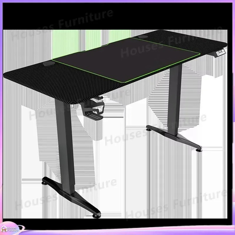 Meja Komputer Gaming Besar den - L Shaped Desk Setup ulasan dan harga