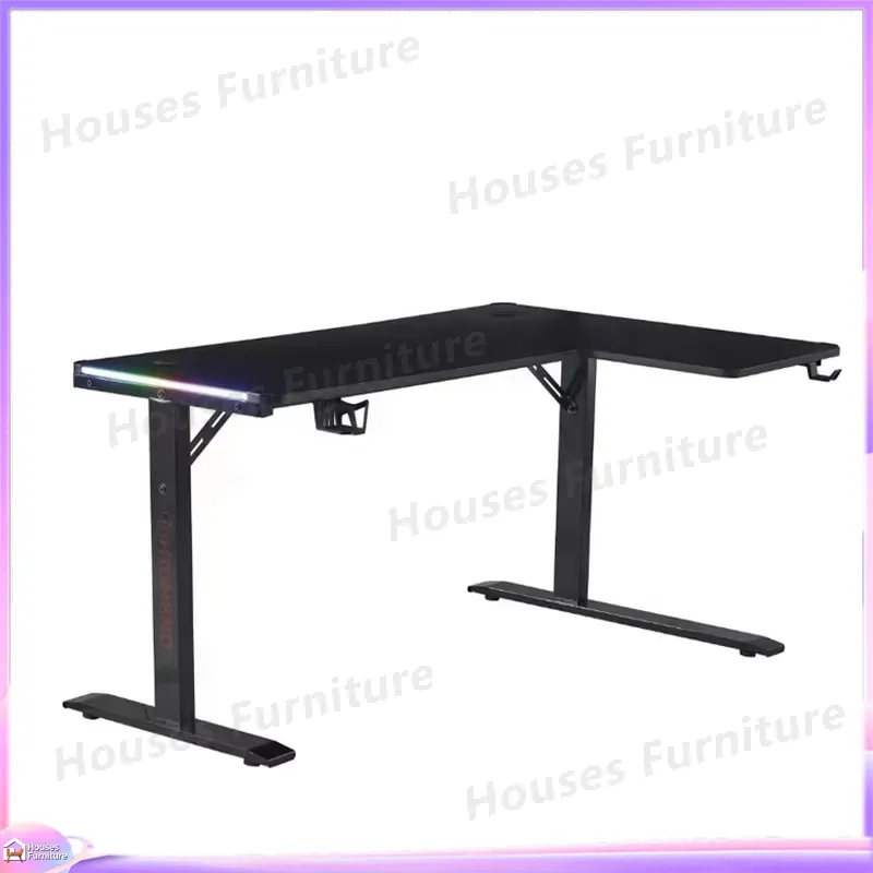 Meja Gaming Besar 160cm dengan - Desk Setup In Office ulasan dan harga