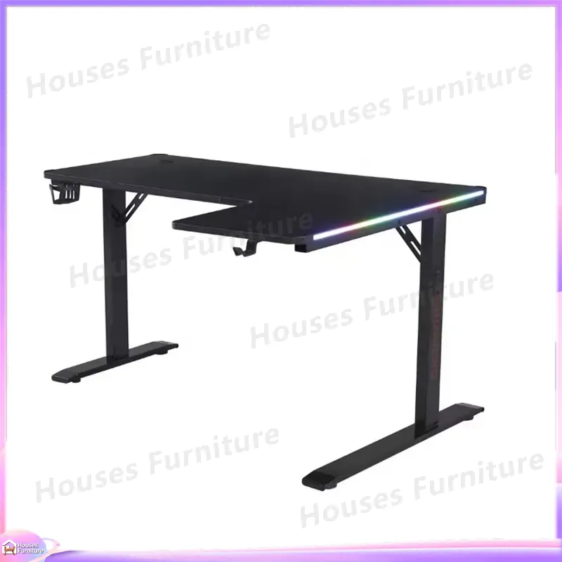 Meja Gaming Besar 160cm dengan - Desk Setup In Office ulasan dan harga