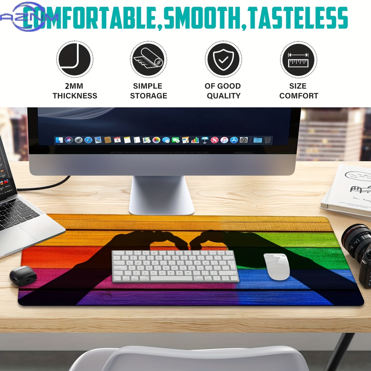 Alas Mouse Gaming Besar dengan - Desk Setup In Office ulasan dan harga