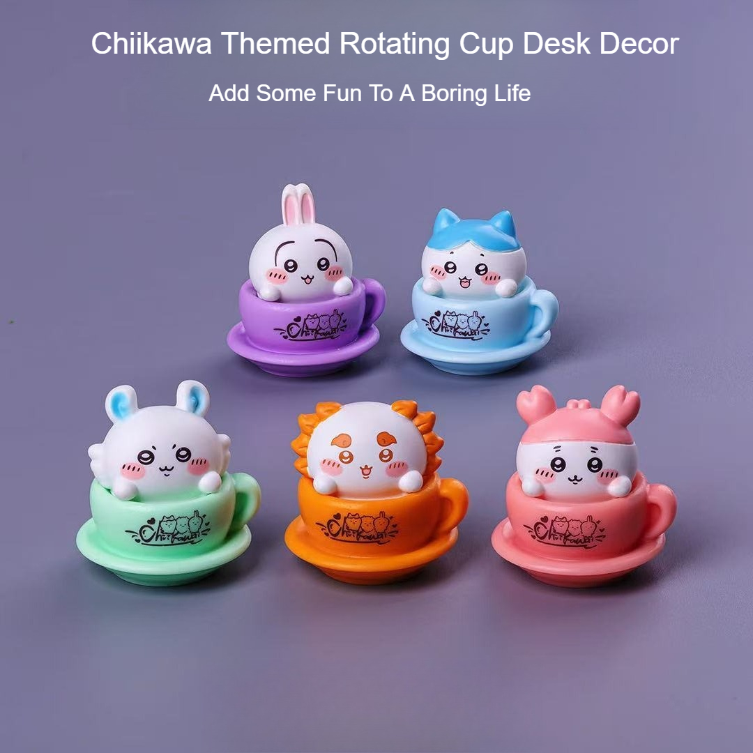 Figur Chiikawa Rotating Cup, D - Desk Setup Room ulasan dan harga