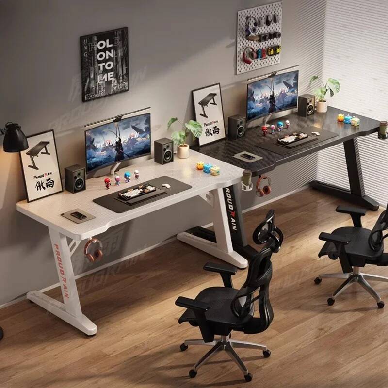 Meja Gaming PC Konsol Notebook - L Shaped Desk Setup ulasan dan harga