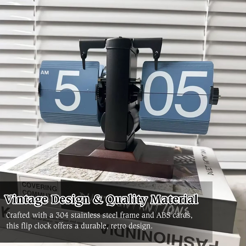 Jam Flip Jam Meja Antik Jam Fl - Desk Setup Gadgets ulasan dan harga