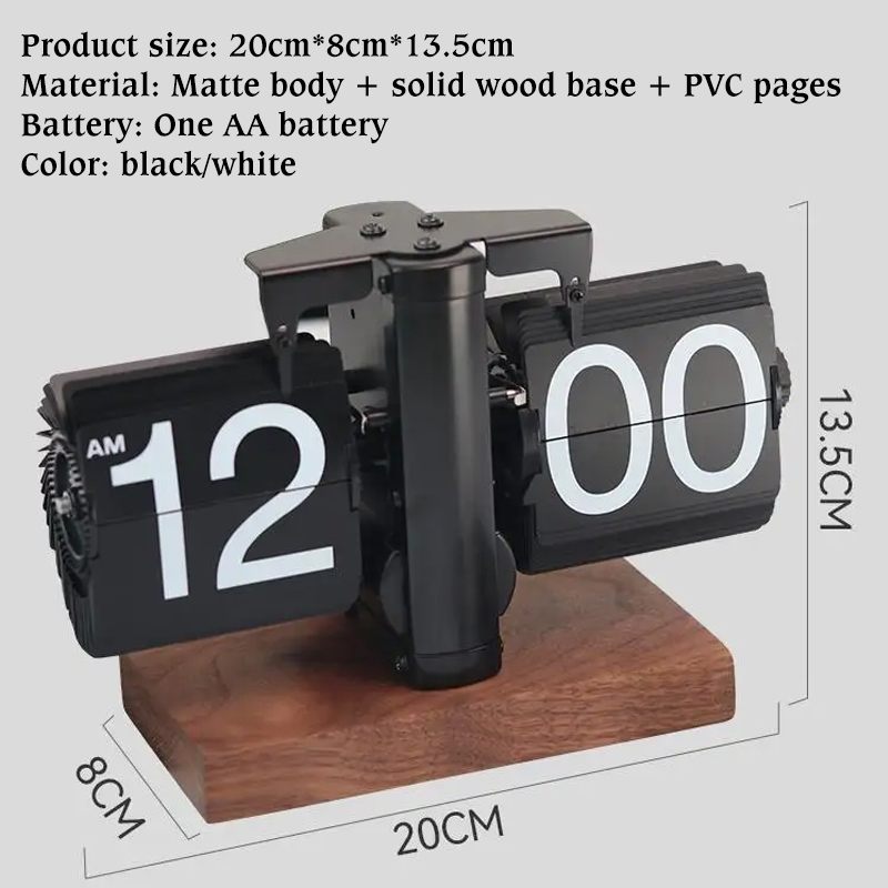 Jam Flip Jam Meja Antik Jam Fl - Desk Setup Gadgets ulasan dan harga