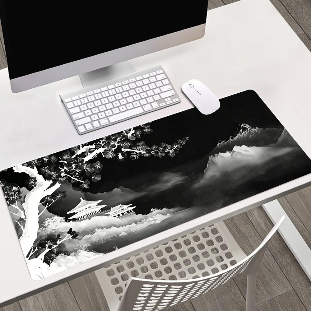 Alas Mouse Besar Abu-abu Cahay - Desk Setup Grey ulasan dan harga