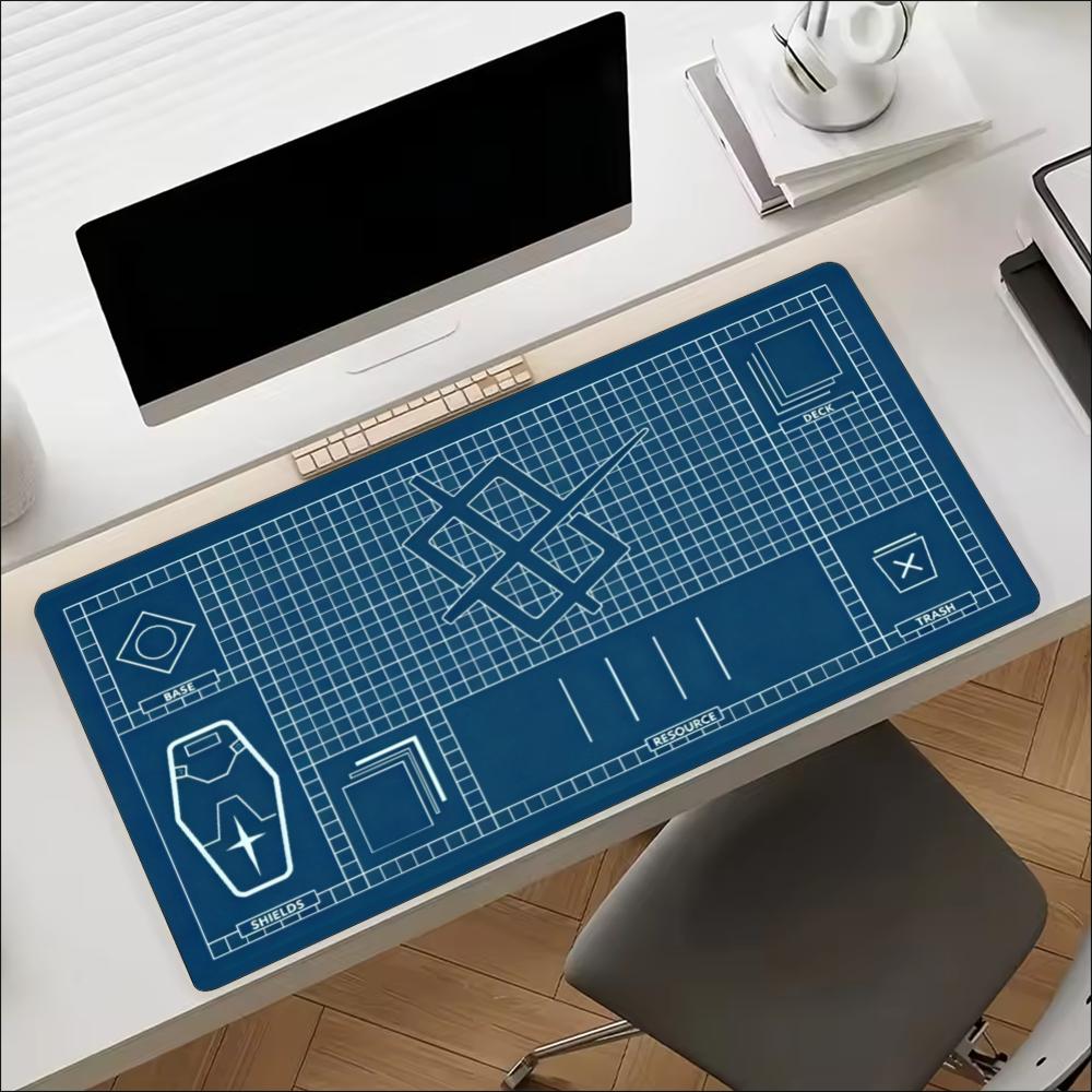Alas Mouse Besar Berpola Grid, - Desk Setup In Office ulasan dan harga